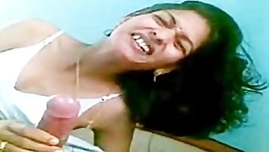 Hot Indian Housewife Jothi's blowjob and fucking