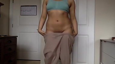 Self Recorded Pakistani Sex Video Of Sexy Babe Getting Naked