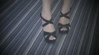 Mistress Nia - Indian femdom - Open Toe High Heels