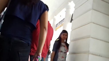 Indian Girl  Tight Jeans Ass Butt
