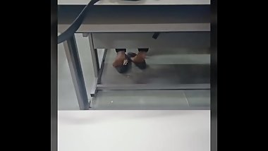 Candid Indian college girl with Flats