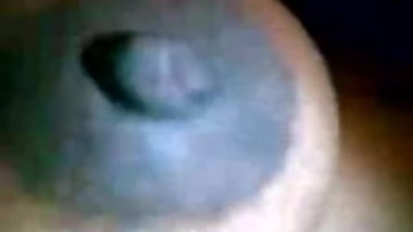 Southindian Kannada Girl's Boobs , hard Nipples exposed byBF