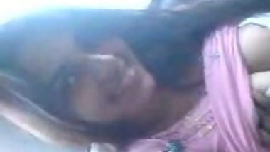 Desi beautiful girl in car and bj with bf