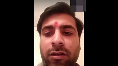Indian man cum in office toilet