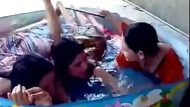 hot girls bathing in tub