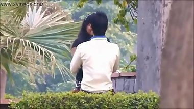 Indian Girlfriend fucking in Public Park by BF