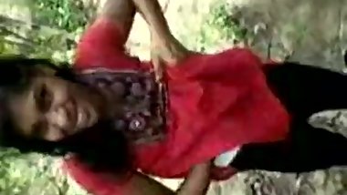Gorgeous Young Indian Girl In Woods