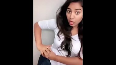 Her hot sexy dance and jumping bumping big boobs made my cock to do huge c