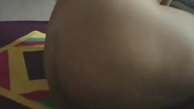 Wife Massing her Big Boobs