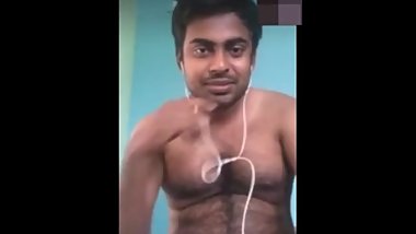 Indian hairy man jerk off cum on cam