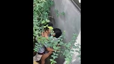 Couple caught having sex in Public