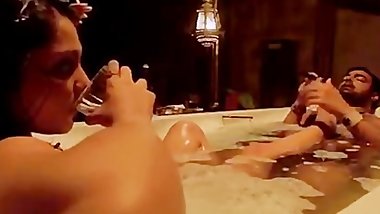 Bollywoods Shobha Mudgal nude in bath with Desi Indian Boyfriend