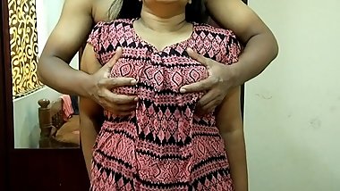 INDIAN BIG BOOBS PRESS, NIPPLE SUCK, LOUD MOANING FUCK & CUMSHOT