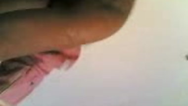 Super skinny Tamil Indian girl pretends to be shy
