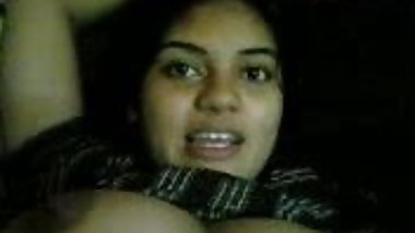 Indian girl shows boobs and pussy