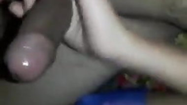 Wife Blowjob and Ball Sucking