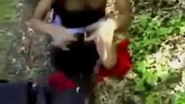 Indian outdoor suck & facials