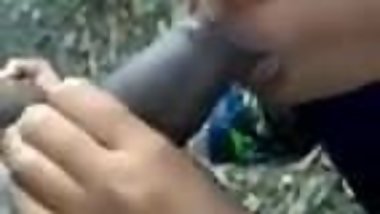 Indian Girl Blowjob in public
