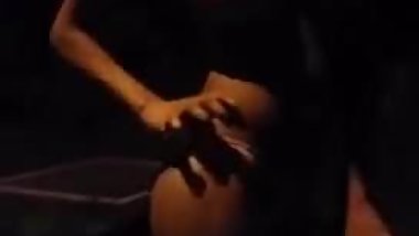 slutty indian whore strips in public and rubs pussy