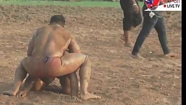 Indian wrestler's hot ass
