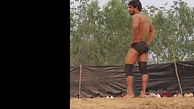 Indian wrestler's hot ass