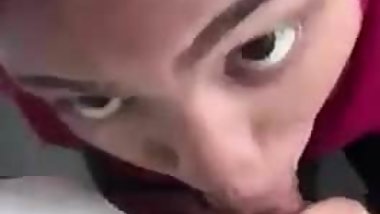 Tudung jilbab hisap bj boobs hijab melayu indon malay awek