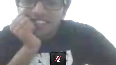 Riaz showing his masturbation