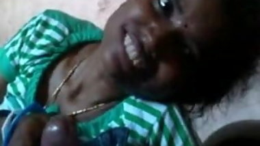 Shy Tamil girl suck dick with audio