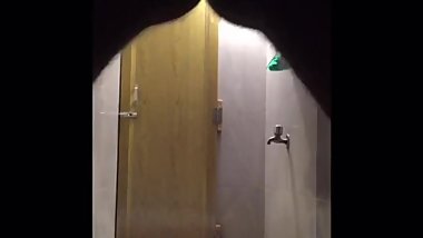 Big teen in bathroom