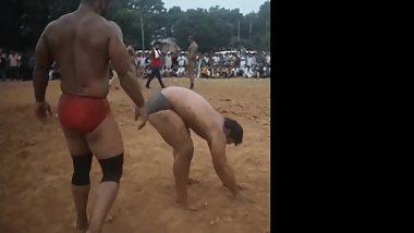 Indian wrestler's hot ass