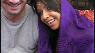 Indian teen gets a creamy filling