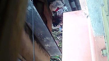 Indian Bengali sexy girl washing cloth