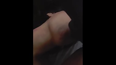 Indian girl worship my balls for the facial
