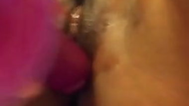 Big dildo is too big for her