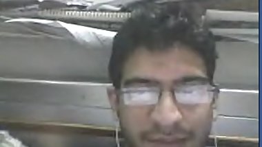 Akhil a north indian boy wanking on cam