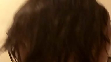 Indian Girl riding hubby in ReverseCowGirl pos :POV