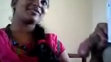 An Indian teacher asked to give a handjob