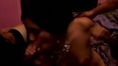 Hot Indian Threesome Action