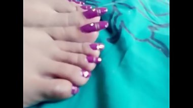 Long toenails natural and tasty