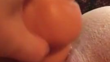 Squirting through dildo
