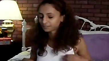 Indian beauty Jhazira in her first hardcore video