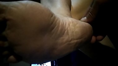 Sensitive bare feet