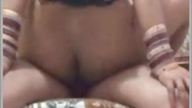 Sweety riding her hubby