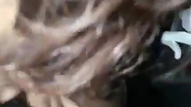 Tamil mild blow job in car