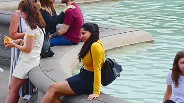 Busty indian chick spy