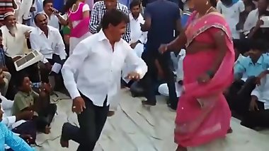 Indian BBW dance and lift carry small man
