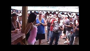 Nepali Bindu Naked Fun at Outdoor Festival USA