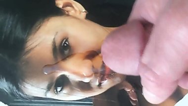 Cum Tribute for a Beautiful Indian woman