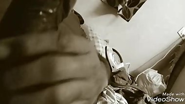Handjob for my very own black cock course-1