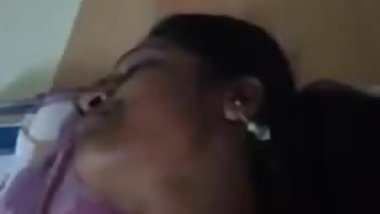 pressing sweet mature maid boob